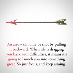 arrow focus forward